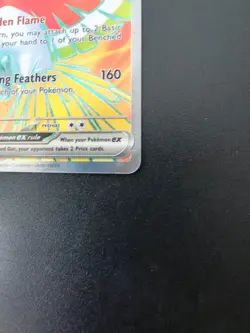 Pokemon TCG Card - Ethans Ho-Oh EX209/182 Full art Destined Rivals NM Condition - Image 3