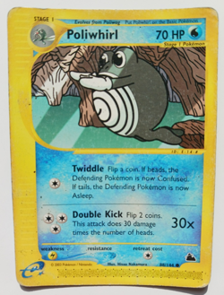 Poliwhirl Pokemon Card WOTC 88/144 Skyridge Set Rare Non-Holo Vintage MP - Image 1