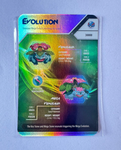 KELLOGG'S POKEMON EVOLUTION * VENUSAUR * FOIL CARD 2015 - Image 1