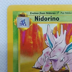 Nidorino 37/102 | Base Set | Non Holo Pokemon Card LP - Image 3