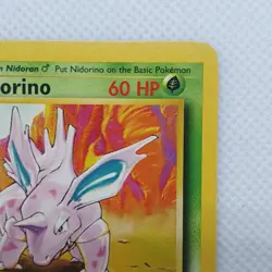 Nidorino 37/102 | Base Set | Non Holo Pokemon Card LP - Image 4