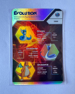 KELLOGG'S POKEMON EVOLUTION * DRATINI-DRAGONAIR-DRAGONITE * FOIL CARD 2015 - Image 1