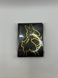 Pokemon Crown Zenith ETB Lucario Premium Card Sleeves 65ct BRAND NEW - Image 1