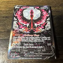 2021 Galarian Moltres V Alt Full Art Chilling Reign Pokemon Card 177/198 - Image 5