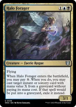 Halo Forager - Near Mint MTG Commander: Wilds of Eldraine - Image 1