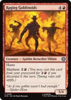 Raging Goblinoids - Near Mint MTG Marvel's Spider-Man - Image 1