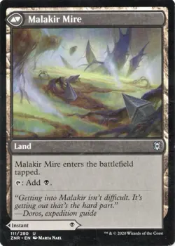 1 x Malakir Rebirth / Malakir Mire - ZNR - LP - MTG Magic Card - Image 2