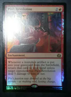 mtg magic pia's revolution FOIL ENGLISH FRENCH revolte de pia aether 4 available - Image 1