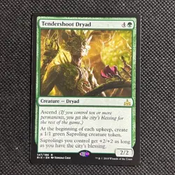 2018 MTG Magic The Gathering Rivals of Ixalan RIX Tendershoot Dryad #147 NM - Image 1
