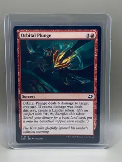 ORBITAL PLUNGE #0149 Edge Of Eternities MTG COMMON Card NM - Image 1
