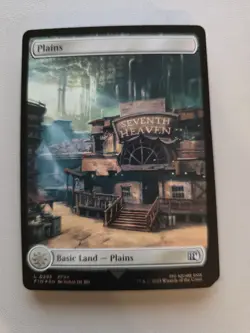 Plains (0295) Final Fantasy Foil MTG NM Magic Land Card - Image 1