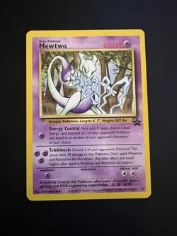 Pokemon TCG Mewtwo 12/53 Wotc Promo Regular LP - Image 1