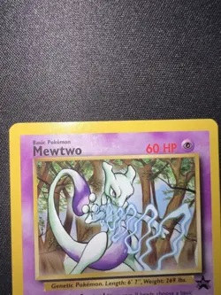 Pokemon TCG Mewtwo 12/53 Wotc Promo Regular LP - Image 2