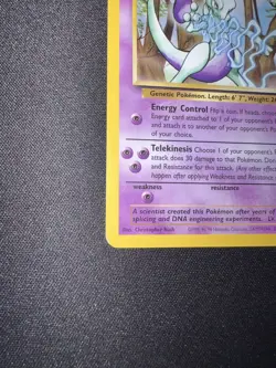 Pokemon TCG Mewtwo 12/53 Wotc Promo Regular LP - Image 3