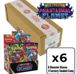 Pokemon Phantasmal Flames BOOSTER BOX SEALED CASE OF 6 11/14 PRE-SALE - Image 1