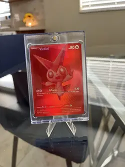 2025 POKEMON BLK EN-BLACK BOLT BLACK WHITE RARE #171 VICTINI - Image 1