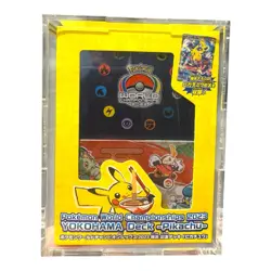 Pikachu ex 001/030 Promo Pokemon World Championships 2023 Yokohama Deck Box NEW - Image 1