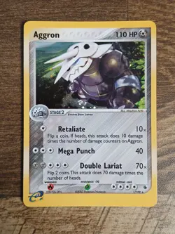 Aggron - 1/109 - Pokemon Ex Ruby & Sapphire Reverse Holo Rare NM - Image 1