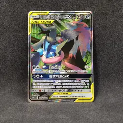Pokemon S-Chinese Sun&Moon CSM2cC-162 SR Greninja & Zoroark-GX Holo Mint Alt Art - Image 1