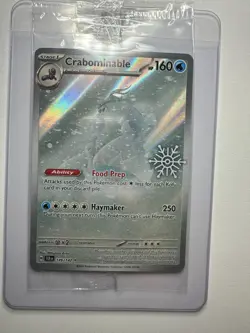 Crabominable 149/142 SEALED Snowflake Stamped Promo Pokemon Holiday Calendar NM - Image 1