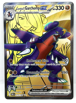 Cynthia's Garchomp ex - 215/182 Pokemon Destined Rivals Ultra Rare Pokemon Card - Image 1