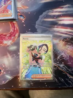 Pokemon TCG Twilight Masquerade Perrin Card 220/167 Special Illustration Rare - Image 1