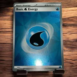 Pokemon Energy Card SVE Cracked Ice Holo - Image 1