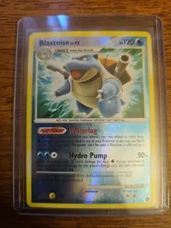 Pokemon Blastoise Card 2/132 Reverse Holo Rare, Secret Wonders Series - Image 1