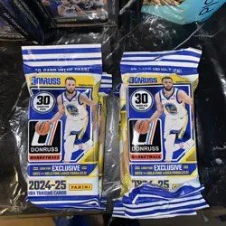 Lot Of 6 2024-25 Panini Donruss Basketball NBA 30 Card Value Pack - Image 1