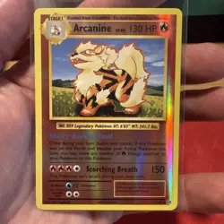 Arcanine 18/108 Reverse Holo XY - Evolutions Pokemon Card - NM - Image 1