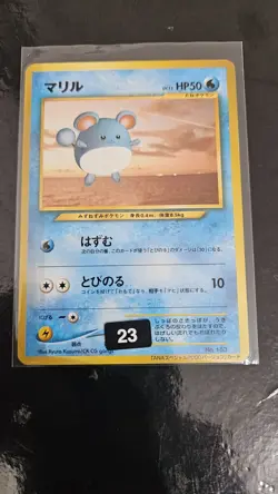 Marill Pokemon Card ANA Special 2000 Version Promo Rare Japanese No.183 Vintage - Image 3