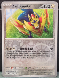 Zamazenta 146/182 Reverse Holo Destined Rivals Pokemon Near Mint Card Game TCG - Image 1