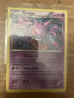 Pokemon Gengar TCG XY Breakthrough Holo Rare Card 60/162 - Image 1