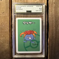 2019 Gloom Old Maid Japanese Pokemon Card - AGS 10 GEM MINT - Image 1