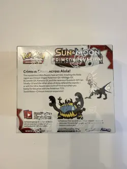 SEALED Pokemon Sun and Moon Crimson Invasion Booster Box Card Game - Image 3