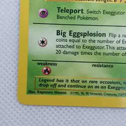 Exeggutor Jungle 35/64 Vintage WOTC Pokemon TCG Card Uncommon LP - Image 5