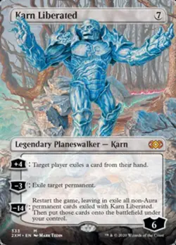 Karn Liberated (Borderless) - Near Mint MTG Double Masters - Image 1