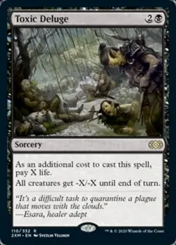 Toxic Deluge - Near Mint MTG Double Masters - Image 1