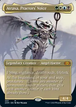 Atraxa, Praetors' Voice (Borderless) - Near Mint MTG Double Masters - Image 1