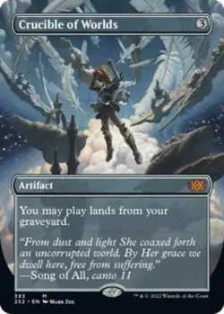 Crucible of Worlds (Borderless) - Near Mint MTG Double Masters 2022 - Image 1
