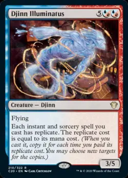 Djinn Illuminatus - Near Mint MTG Commander 2020 Ikoria - Image 1