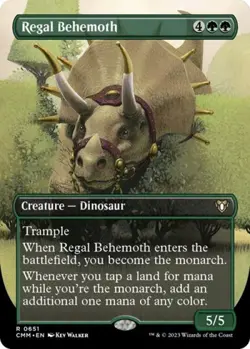 Regal Behemoth (Borderless) - Near Mint MTG Commander Masters - Image 1