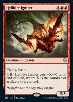 Hellkite Igniter - Near Mint MTG Commander 2021 Strixhaven - Image 1