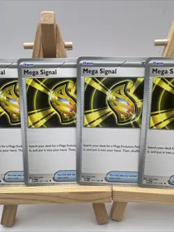 x4 Mega Signal 121/132 Playset - Mega Evolution - Pokemon - NM/M English - Image 3