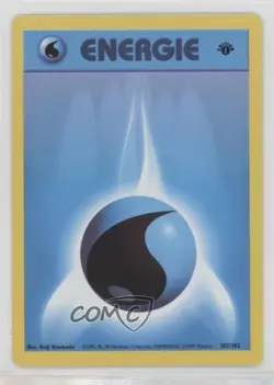 Water Energy German 1st Ed. Pokemon Base Set #102 1999 - Image 1