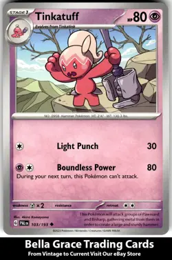 Tinkatuff #103/193 SV02: Paldea Evolved Pokemon Uncommon - Image 1