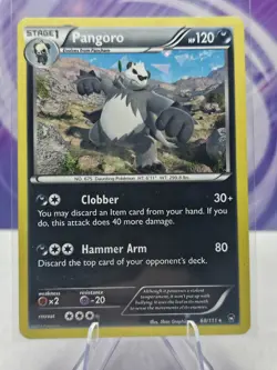 Pokemon Deck Exclusives 68/111 Pangoro Cracked Ice Holo - Image 1