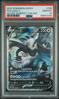 Pokemon Lugia V Tempesta Argentata 186/195 alternative art ITA Psa 10 GEM MINT - Image 1