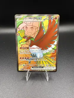 Ethan’s Ho-Oh ex Full Art Ultra Rare 209/182 Pokemon Destined Rivals - Image 1
