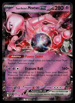 Pokemon SV: Scarlet & Violet Promo Cards 205 Team Rocket's Mewtwo ex - Image 1